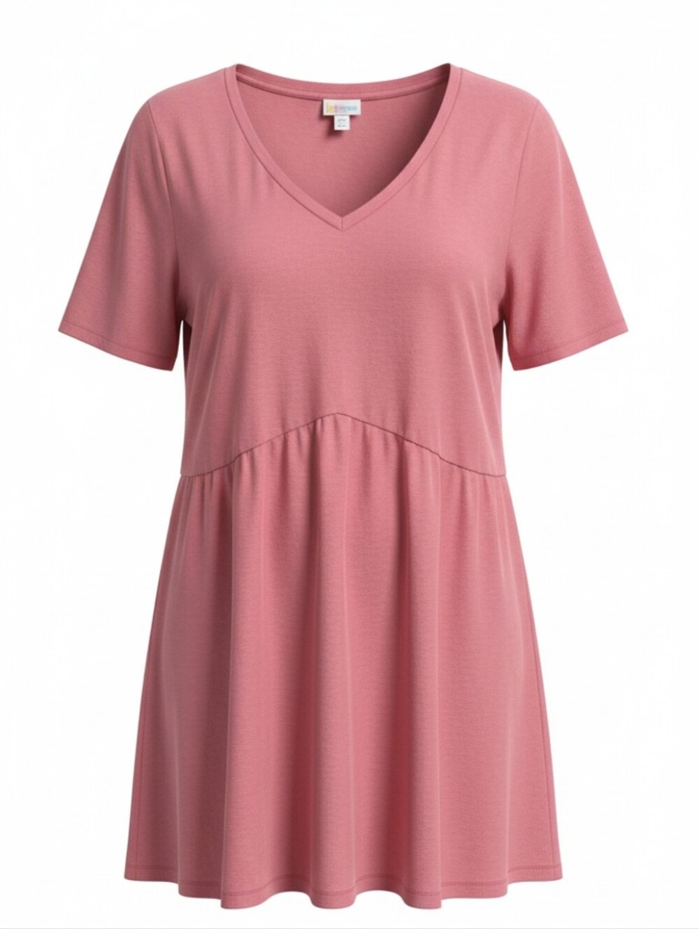 LuLaRoe Soft Rose V-Neck Babydoll Tunic